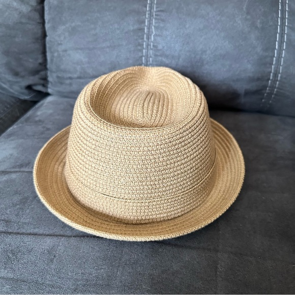 Bailey of Hollywood Billy Men’s Straw Fedora | Color: Latte | Size: Medium - Picture 6 of 6